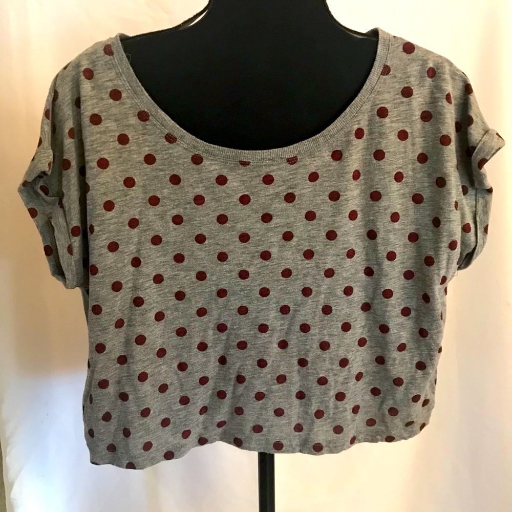 Map to Mars Polkadot Crop Top